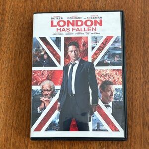 London Has Fallen DVD - Red, White, Blue Cover